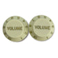 Allparts Plastic Volume Knobs for Strat (2 pcs)