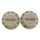 Allparts Plastic Volume Knobs for Strat (2 pcs)