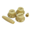 allparts.momplete Knob Set For Strat (5 pcs) - Vintage Cream