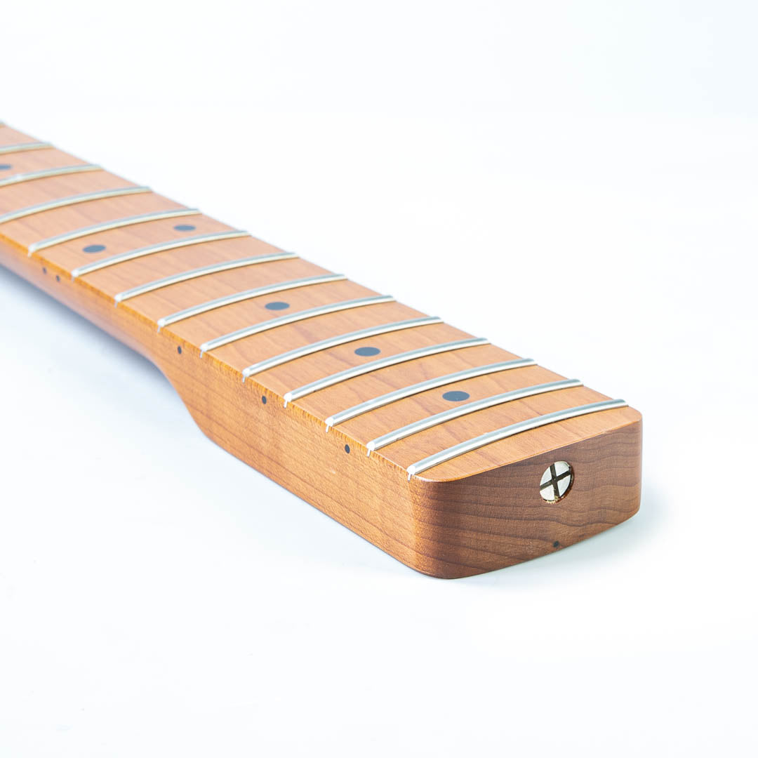 ap select precision bass replacement neck angled heel view