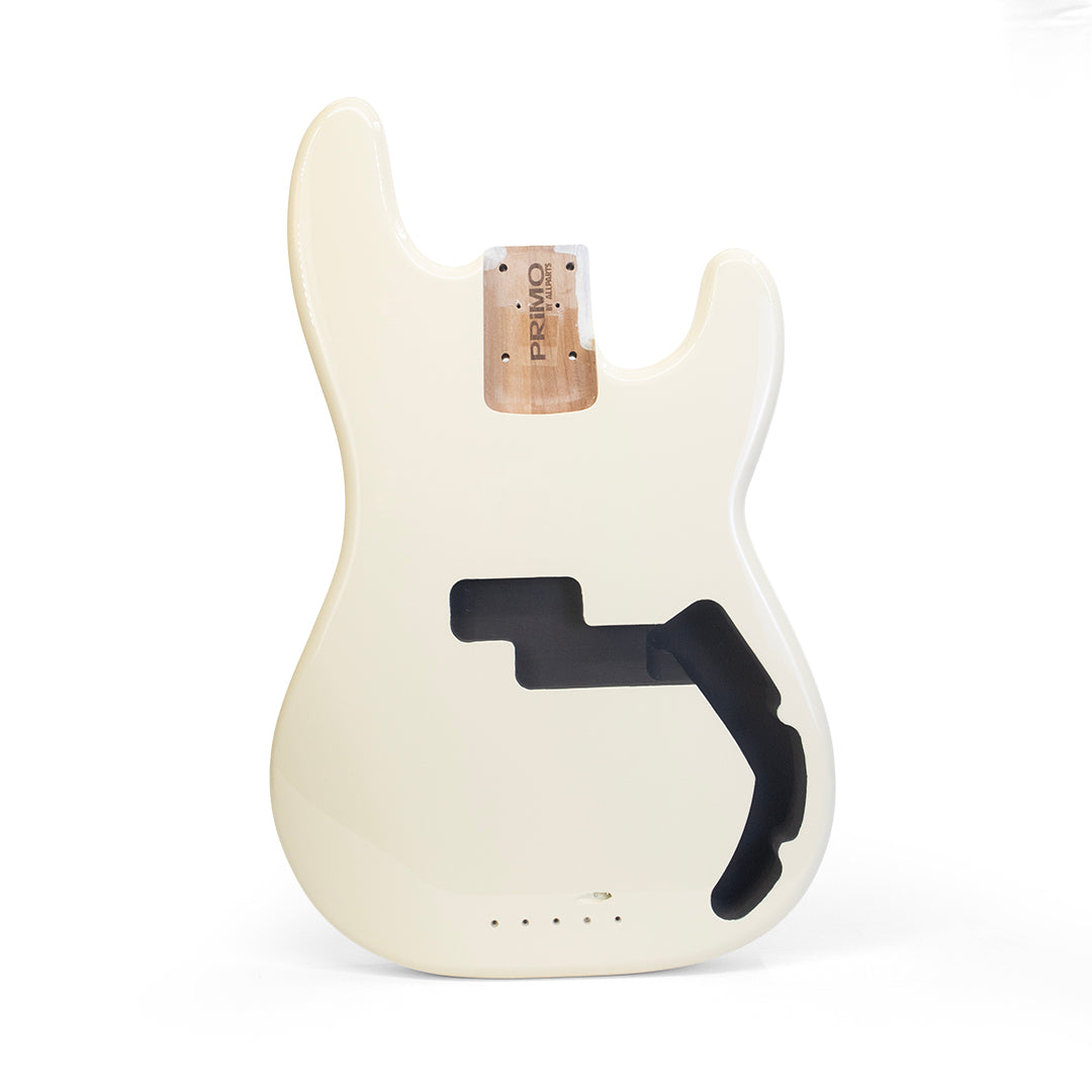 PRiMO Replacement Precision Bass Body - Vintage White - Front