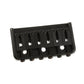 non-trem hardtail strat bridge top view black