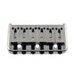 non-trem hardtail strat bridge top view chrome