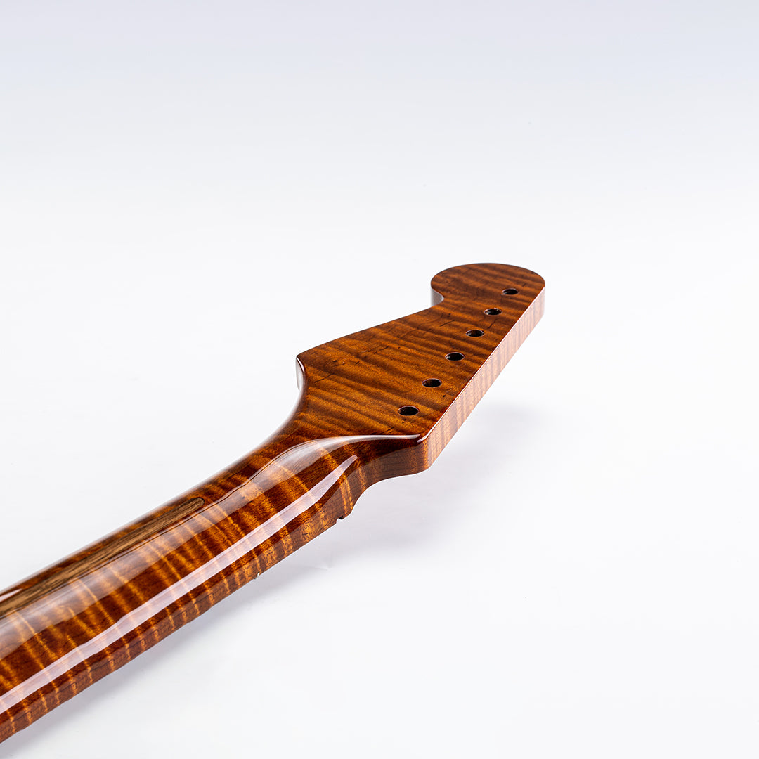 roasted flame maple premium guitar neck