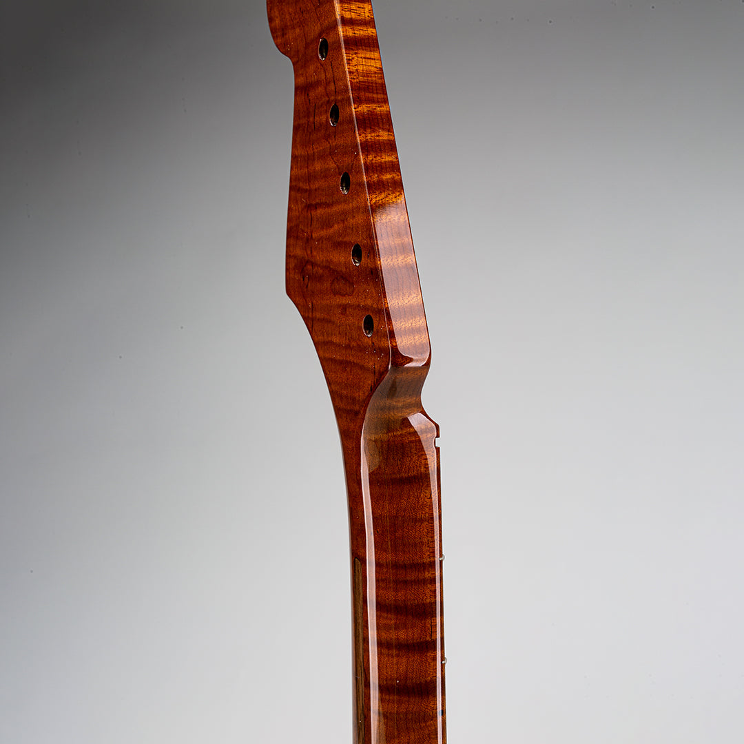 roasted flame maple premium guitar neck