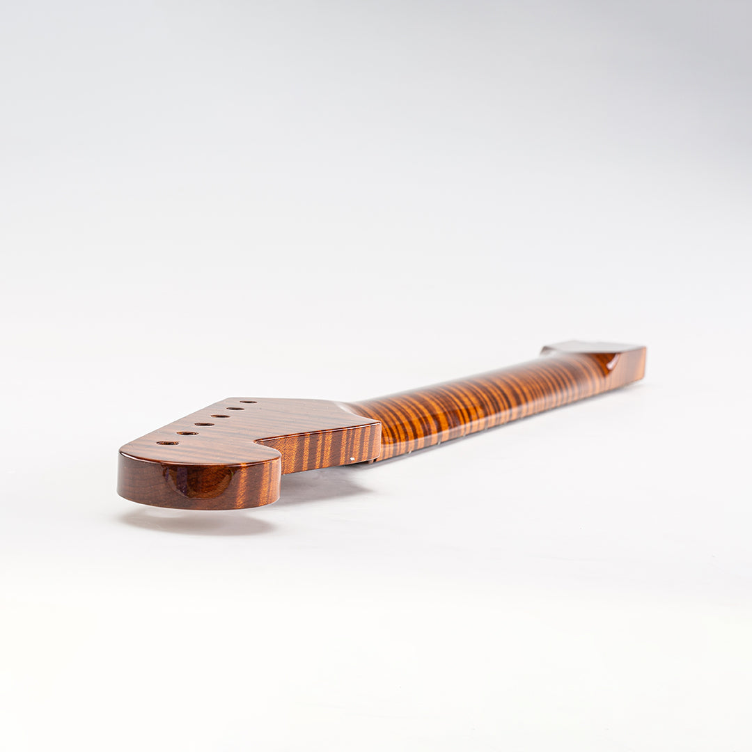 roasted flame maple premium guitar neck
