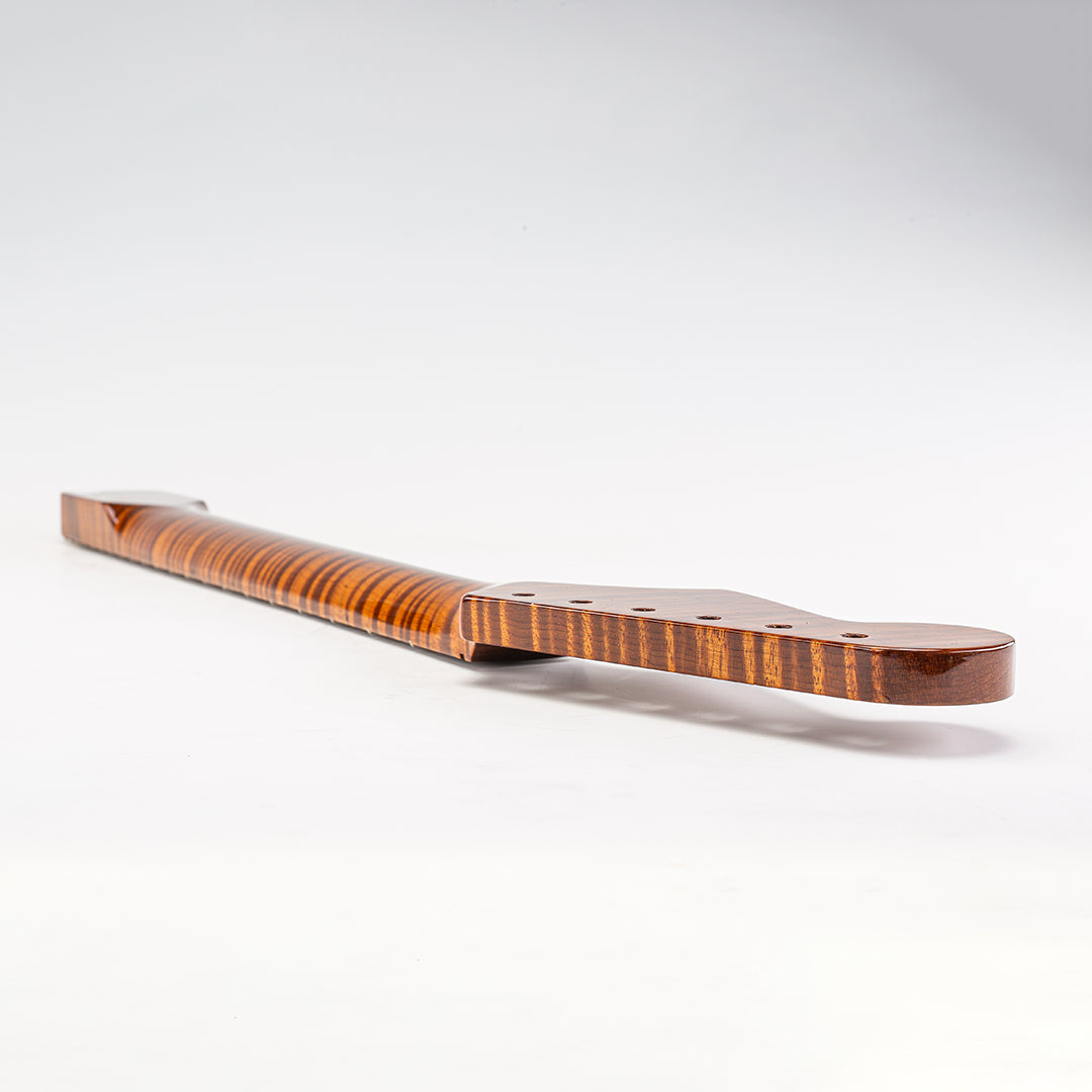 roasted flame maple premium guitar neck