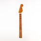 roasted flame maple premium guitar neck vertical front view