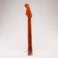 roast maple strat neck back view