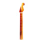 ap select padauk strat neck front view