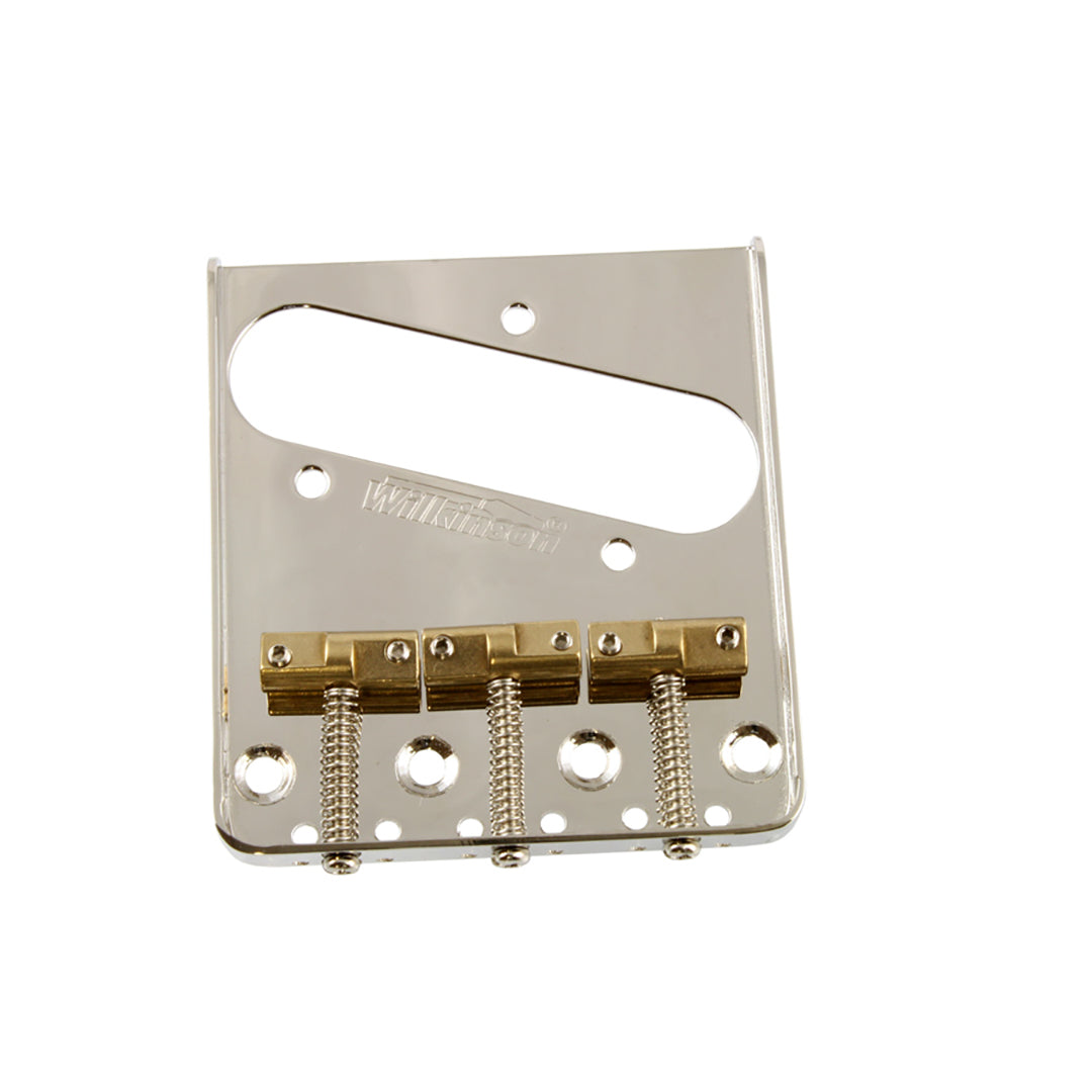 Wilkinson Staggered Saddle Bridge For Telecaster- Nickel