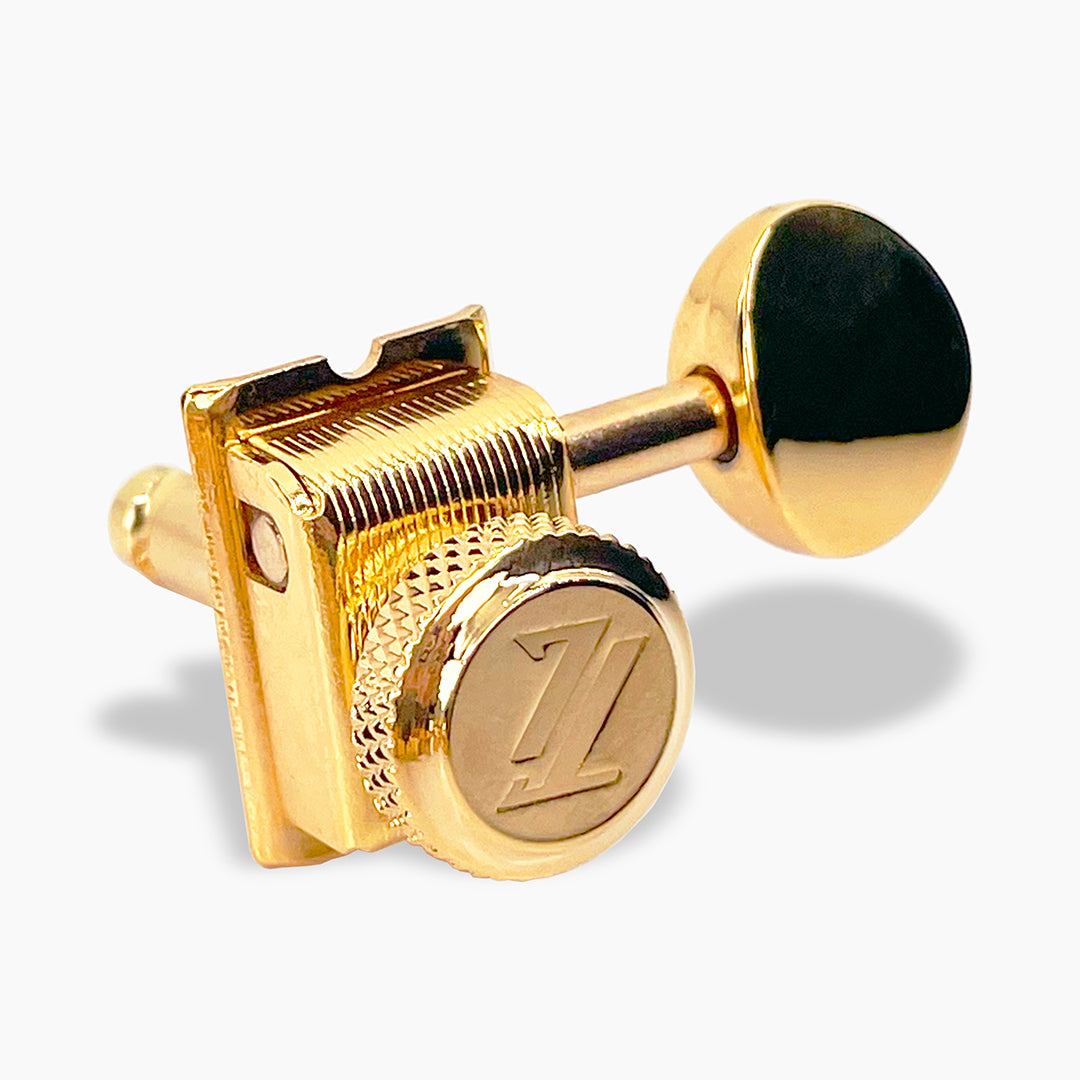 Allparts Top Lock vintage locking single key view gold