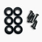 Allparts Top Lock bushings and screws black