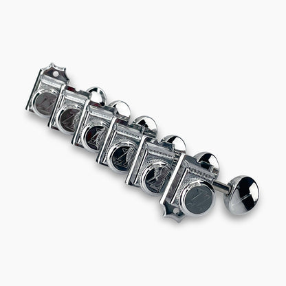 Allparts Top Lock vintage locking set view chrome