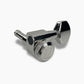 Allparts Top Lock Modern 6-in-line mini locking single front view nickel