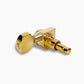 Allparts Top Lock Modern 6-in-line mini locking single rear view gold