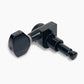 Allparts Top Lock Modern 6-in-line mini locking single rear view black