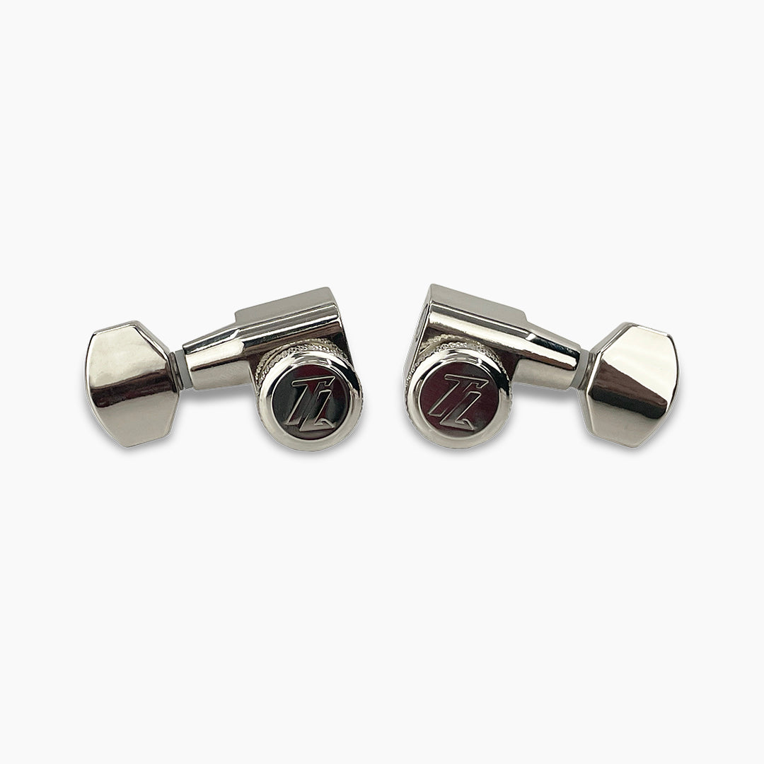Allparts Top Lock single left and right side key view nickel