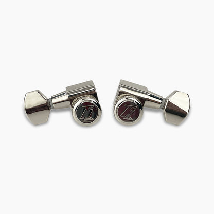 Allparts Top Lock single left and right side key view nickel