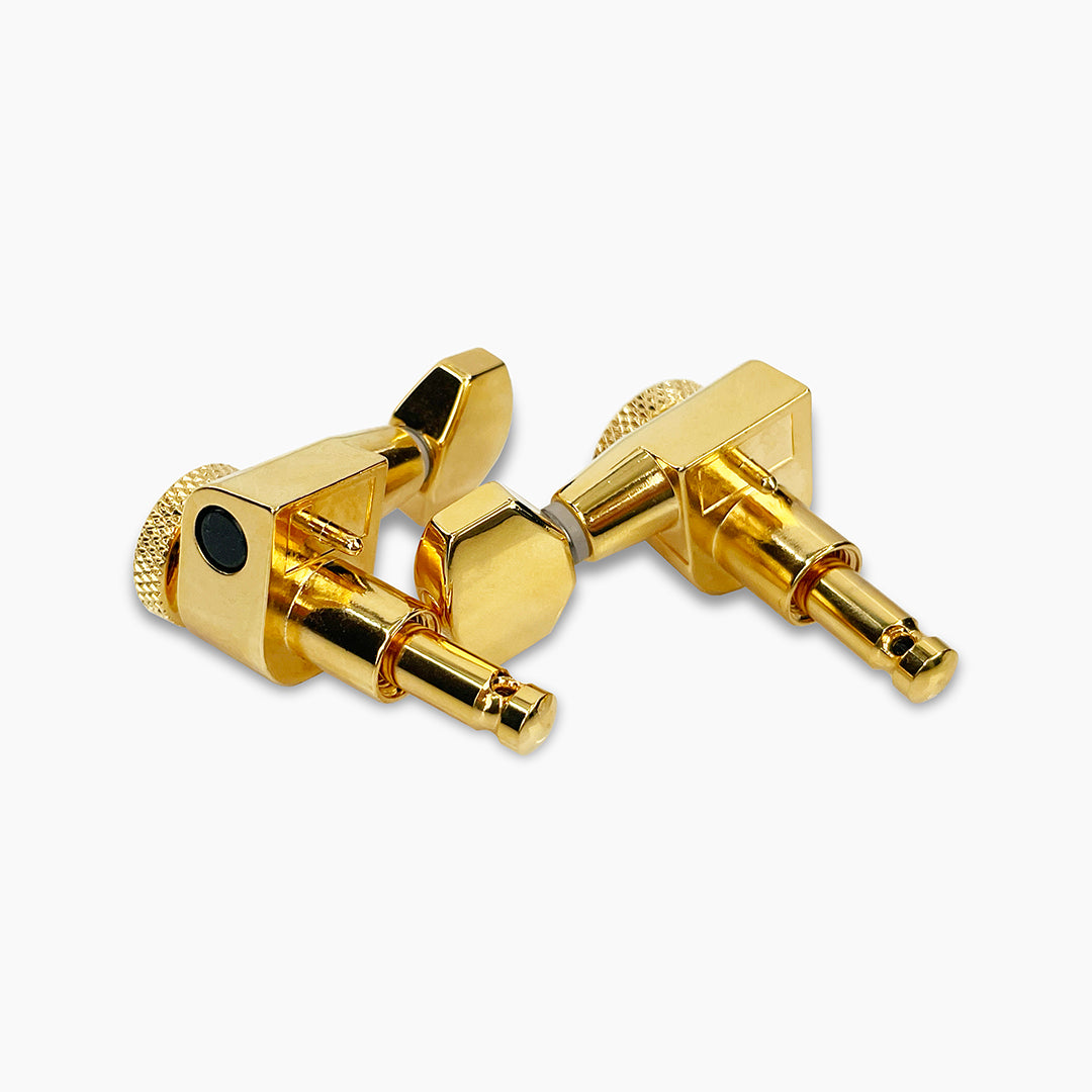 Allparts Top Lock single left and right side key back view gold