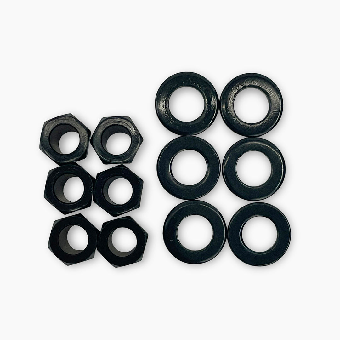 Allparts Top Lock bushing and washer view black