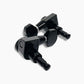 Allparts Top Lock single left and right side key back view black