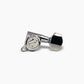 Allparts Top Lock locking tuner single front view nickel