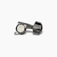 Allparts Top Lock locking tuner single front view chrome