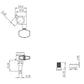 Allparts Top Lock mid sized locking 3x3 line drawing