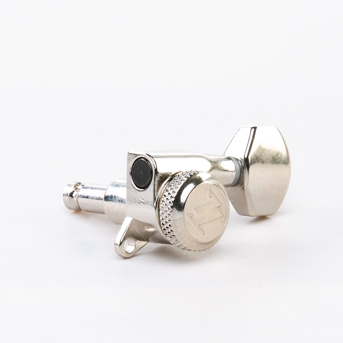 Allparts Top Lock Modern 6-in-line Mini Locking Tuning Keys  - Single Nickel