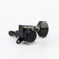 Allparts Top Lock Modern 6-in-line Mini Locking Tuning Keys - Single Black