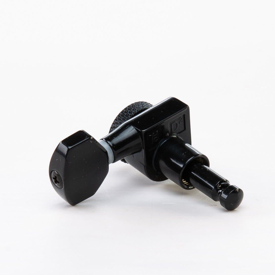 Allparts Top Lock Modern 6-in-line Mini Locking Tuning Keys - Post Black