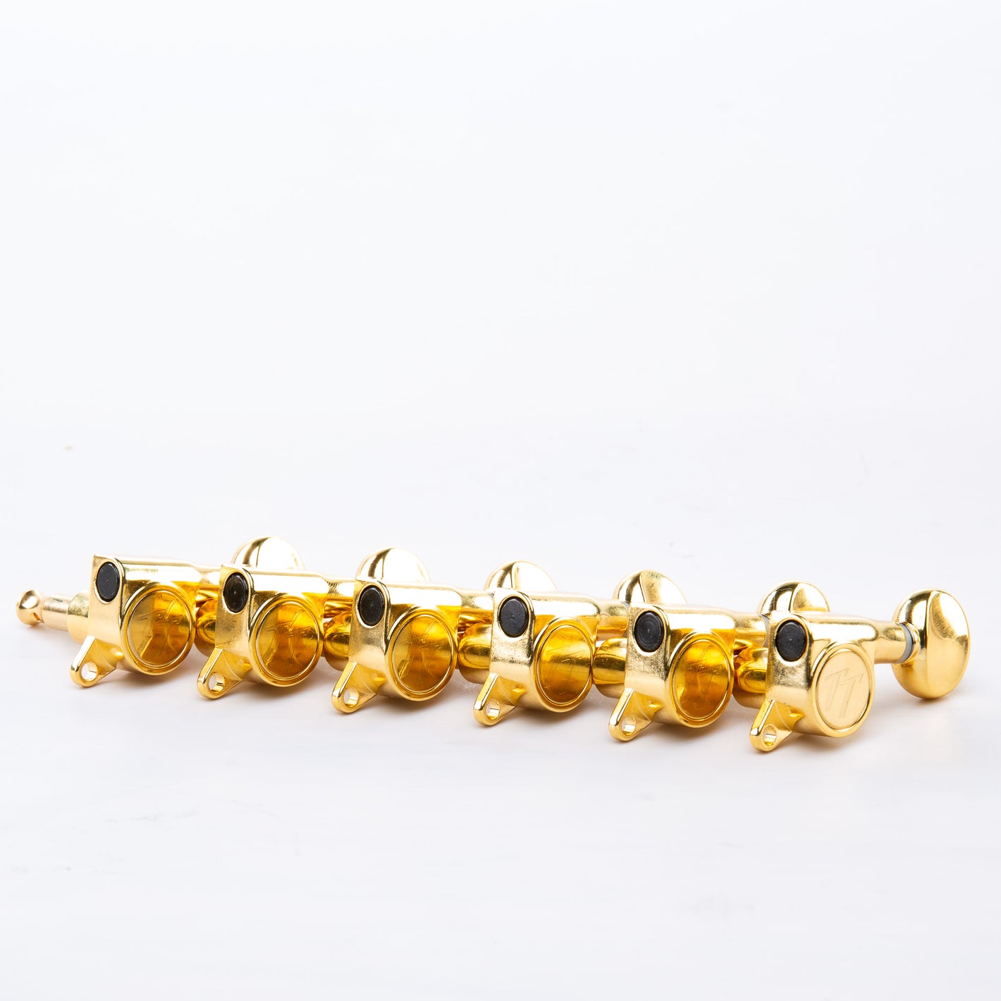 Allparts Top Tier 6 in-line keys set view gold