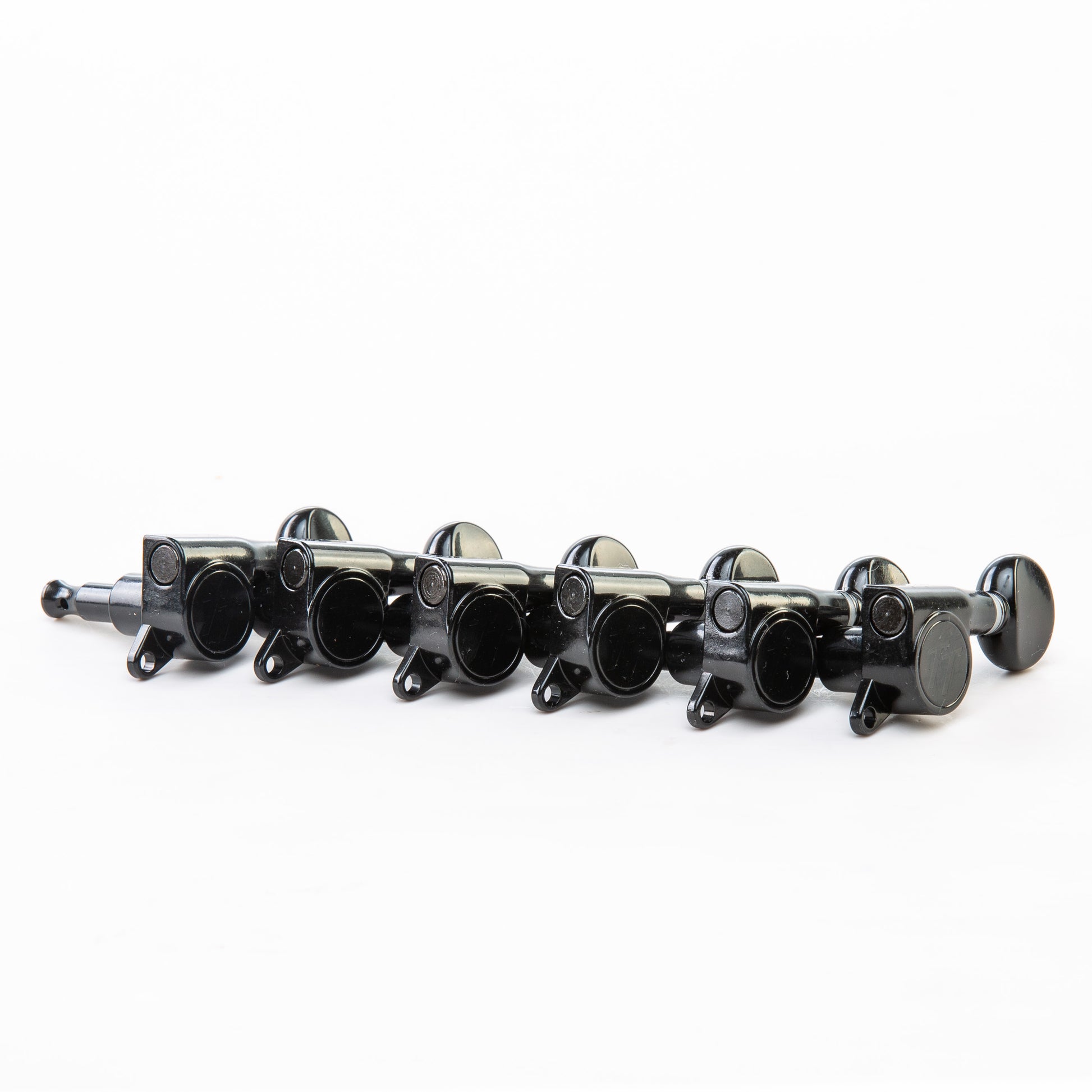 Allparts Top Tier  6 in-line keys set view black