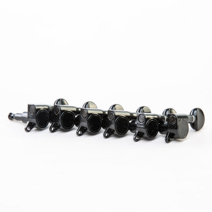 Allparts Top Tier  6 in-line keys set view black