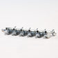 Allparts Top Tier 6 in-line keys set view chrome
