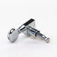Allparts Top Tier 6 in-line single key back angled view chrome