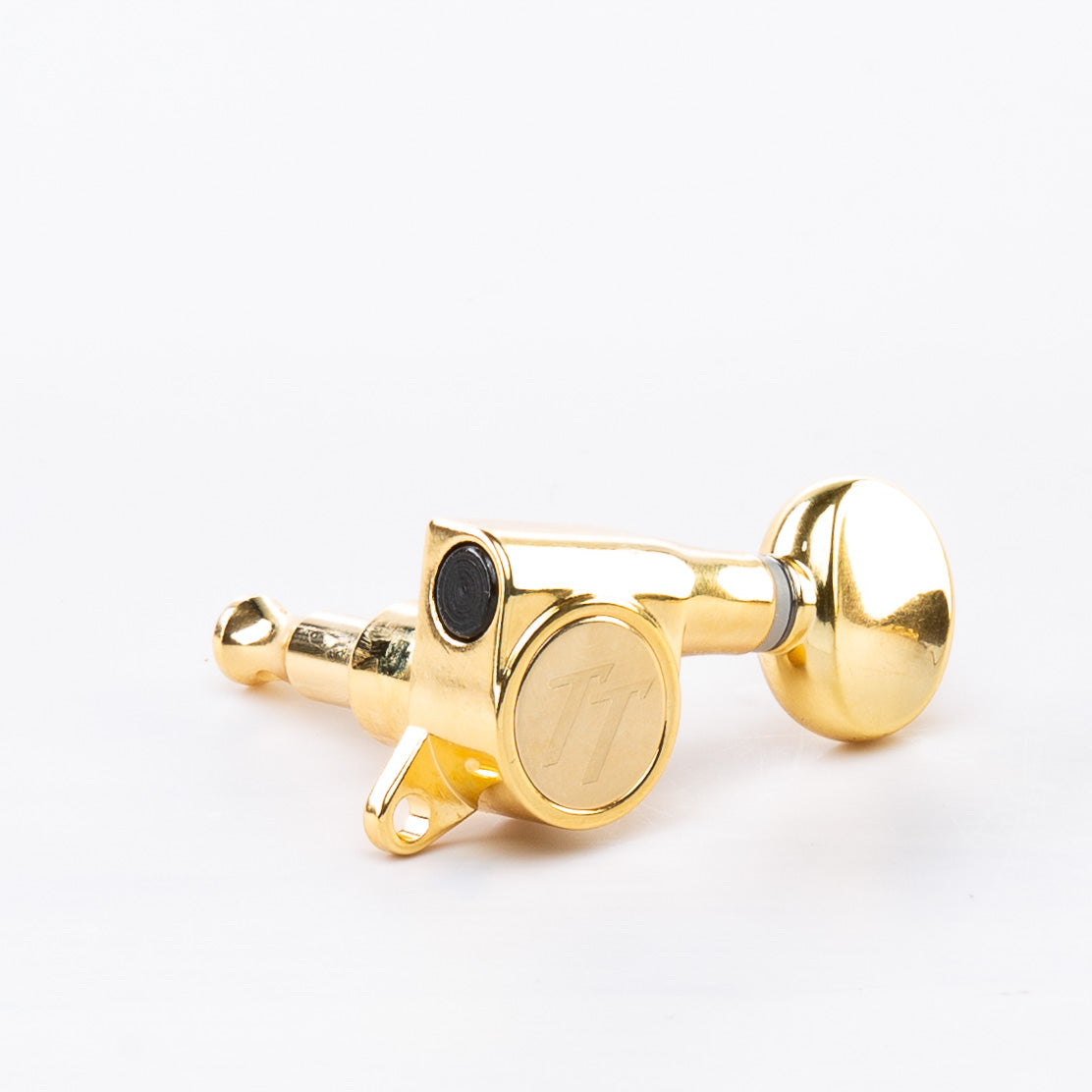 Allparts Top Tier 3x3 single key front view gold
