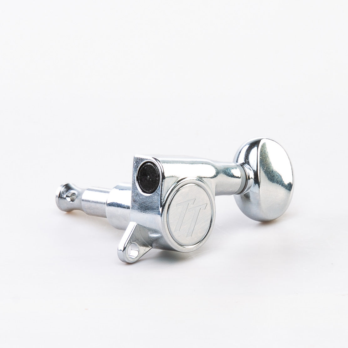 Allparts Top Tier 3x3 single key front view chrome