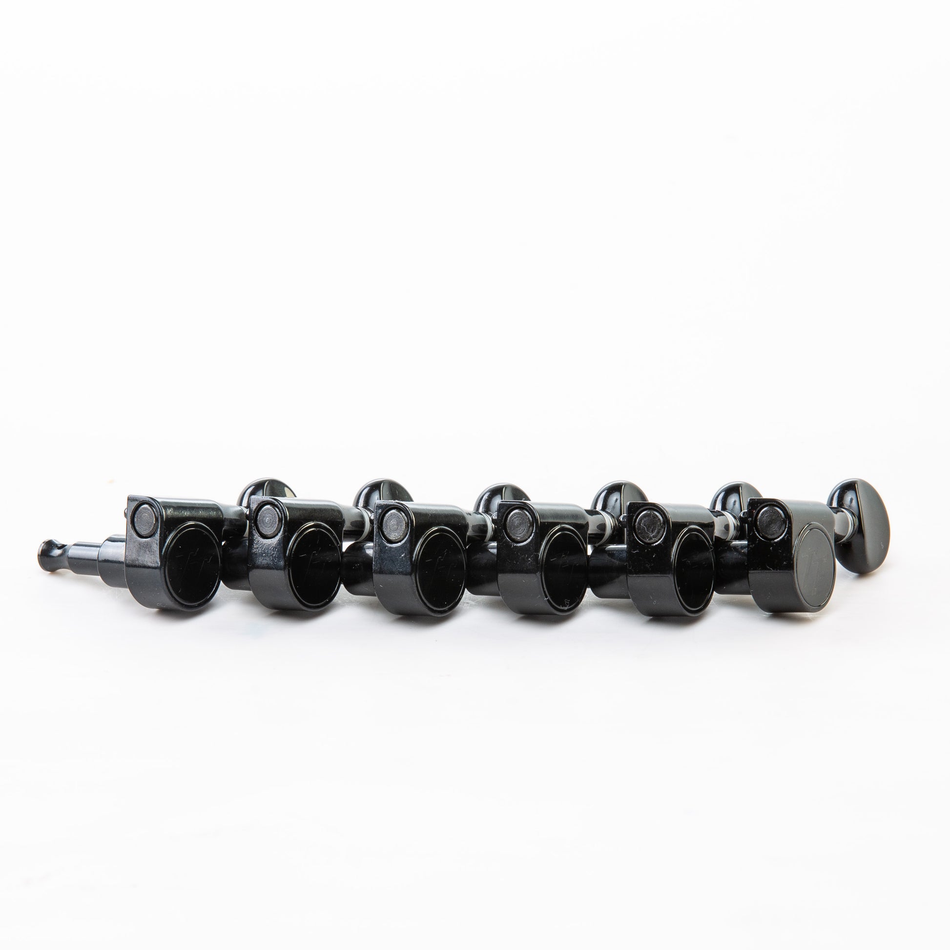 Allparts Top Tier Modern mini keys 6 in line set view black