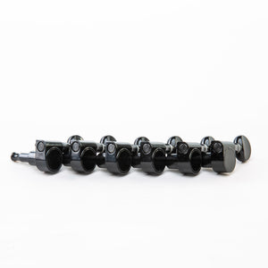 Allparts Top Tier Modern mini keys 6 in line set view black