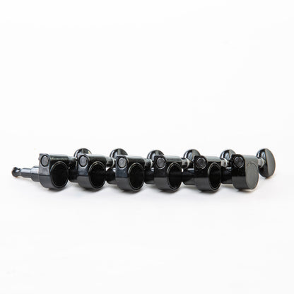Allparts Top Tier Modern mini keys 6 in line set view black