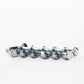 Allparts Top Tier Modern mini keys 6 in line set view chrome