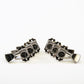 Allparts Top Tier vin mod 3x3 guitar keys with keystone button set view nickel