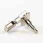 Allparts Top Tier vin mod 3x3 keys w/ keystone button single back view nickel