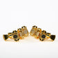 Allparts Top Tier vin mod 3x3 guitar keys with keystone button full set view gold