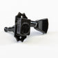 Allparts Top Tier vin mod 3x3 keys w/ keystone button single front view black