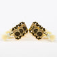 Allparts Top Tier vin mod 3x3 keys w/ cream plastic keystone button set view gold