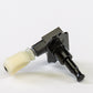 Allparts Top Tier vin mod 3x3 keys w/ cream plastic keystone button single back view black