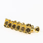 Allparts Top Tier 6 in-line keys w/ oval button set view gold